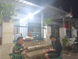 Koramil 1608-02/Bolo Galakkan Ronda Malam Bersama Warga