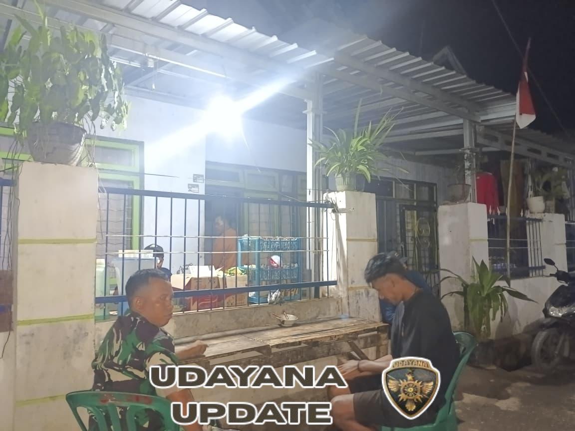 Koramil 1608-02/Bolo Galakkan Ronda Malam Bersama Warga