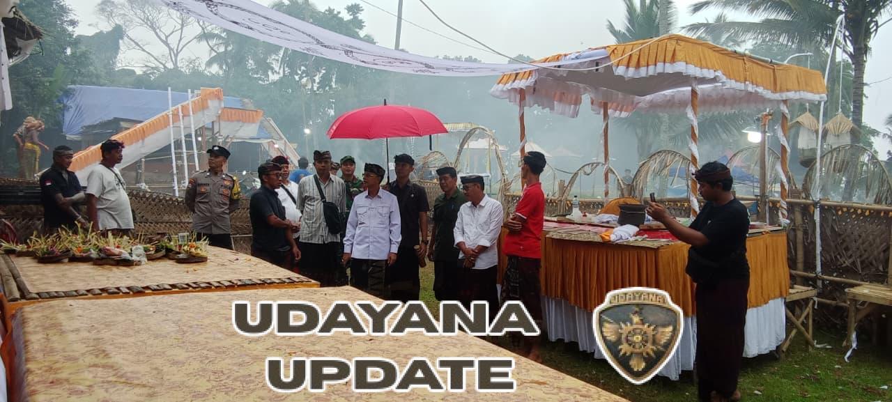 Bupati Klungkung Lihat Kesiapan Ngaben Massal, Babinsa Timuhun Sebut Kepedulian Pemerintah Akan Upacara Yadnya