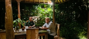 Silaturahmi Danramil dan Babinsa Ubud Disambut Hangat Tokoh Masyarakat