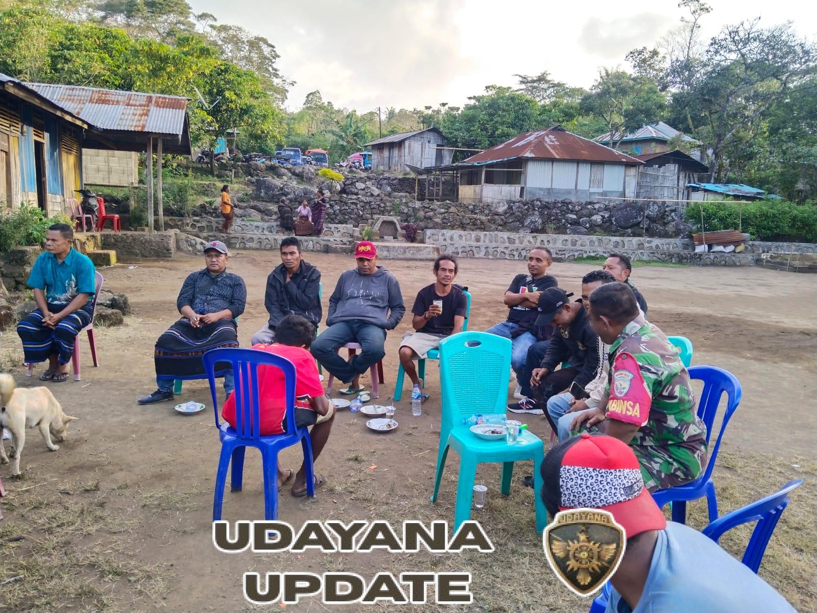 Wujud Tugas Teritorial, Babinsa Laksanakan Komsos di Kecamatan Lepembusu Kelisoke