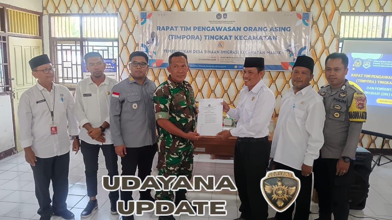 TNI Hadir Dukung TIMPORA dan Desa Binaan Imigrasi di Maluk, Perkuat Pengawasan dan Ketahanan Wilayah