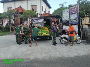 Gerakan Pangan Murah Kodim Klungkung Hipnotis Masyarakat