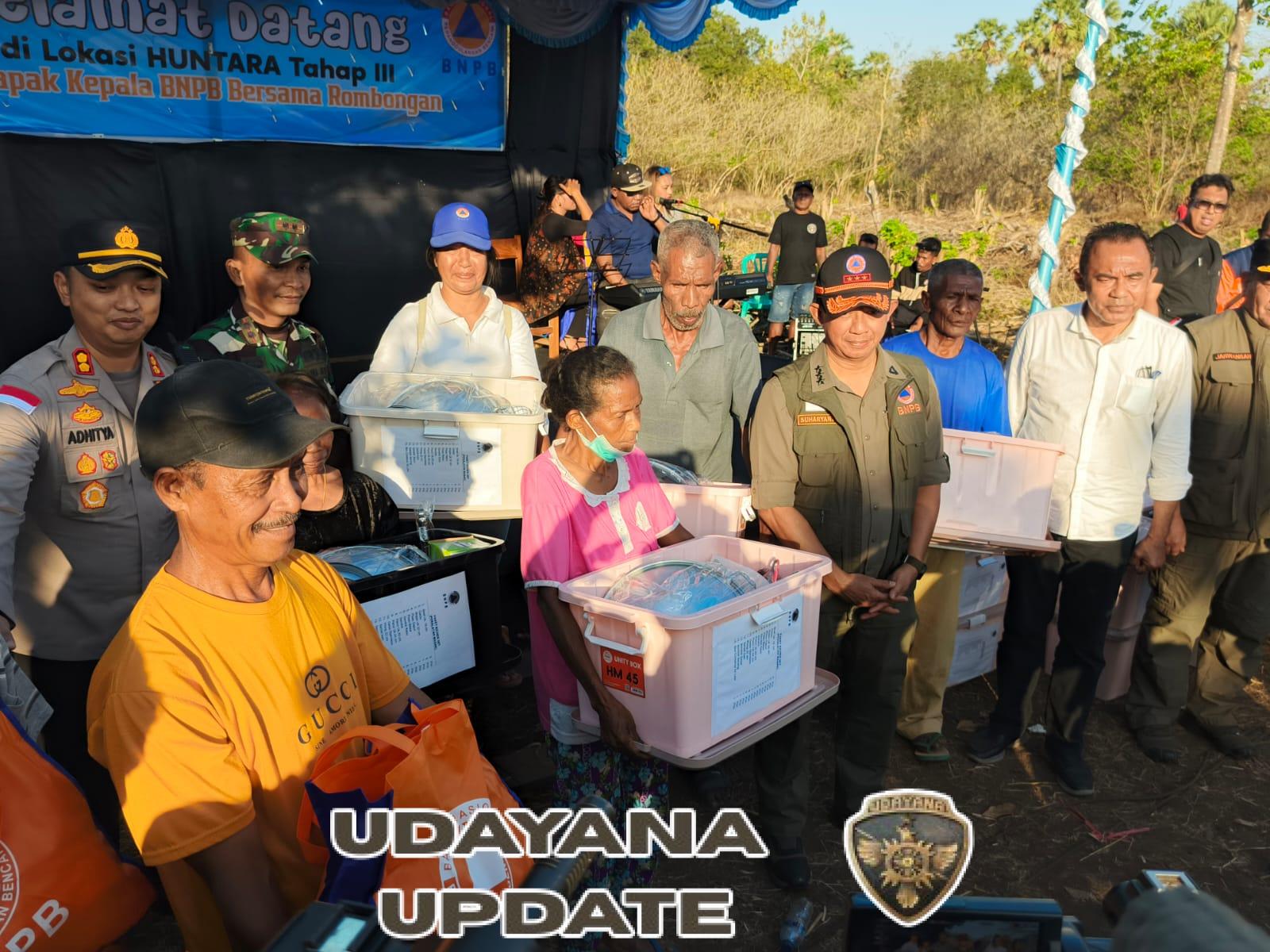 Sinergi BNPB, Pemda, dan TNI Percepat Hunian Layak Bagi Penyintas Bencana Erupsi Lewotobi.