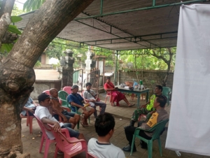 Babinsa Sambirenteng dan Bhabinkamtibmas melaksanakan komunikasi Sosial untuk mendengarkan aspirasi serta Kebutuhan desa adat