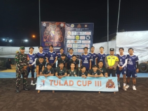 Terjunkan Babinsa Kawal Portu Tulad Cup III, Danramil Nusa Penida Harap Turnamen