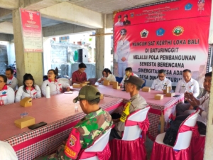 Peresmian PLTS Atap Desa dan Rumah Pompa Pam Desa dihadiri Babinsa 1623-08/Kubu.