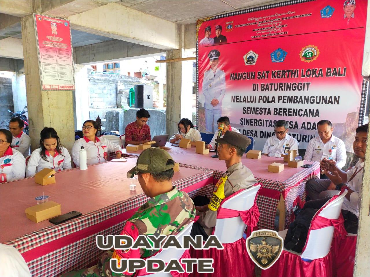 Peresmian PLTS Atap Desa dan Rumah Pompa Pam Desa dihadiri Babinsa 1623-08/Kubu.