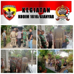 Respons Cepat Babinsa Koramil 1616-04 Blahbatuh Tangani ODGJ di Desa Pering