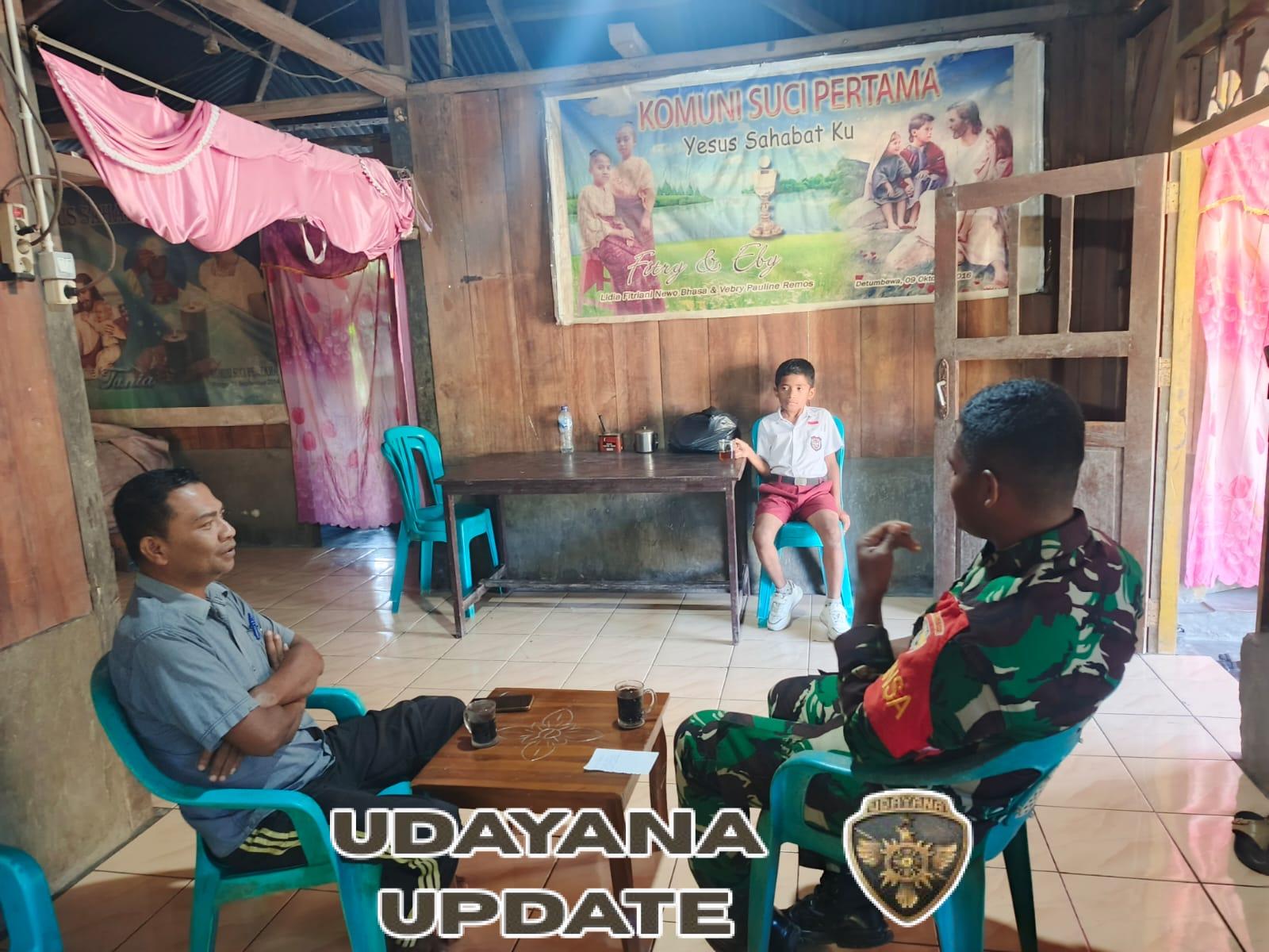 TNI Dekat dengan Rakyat: Babinsa Maurole Gelar Kegiatan Komsos di Detumbewa