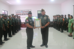 Kodim 1604 Kupang Gelar Acara Korps Pindah Satuan