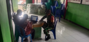 PuldataTer dan Pamwil, Babinsa Wolowaru Jaga Kondusivitas Wilayah Binaan