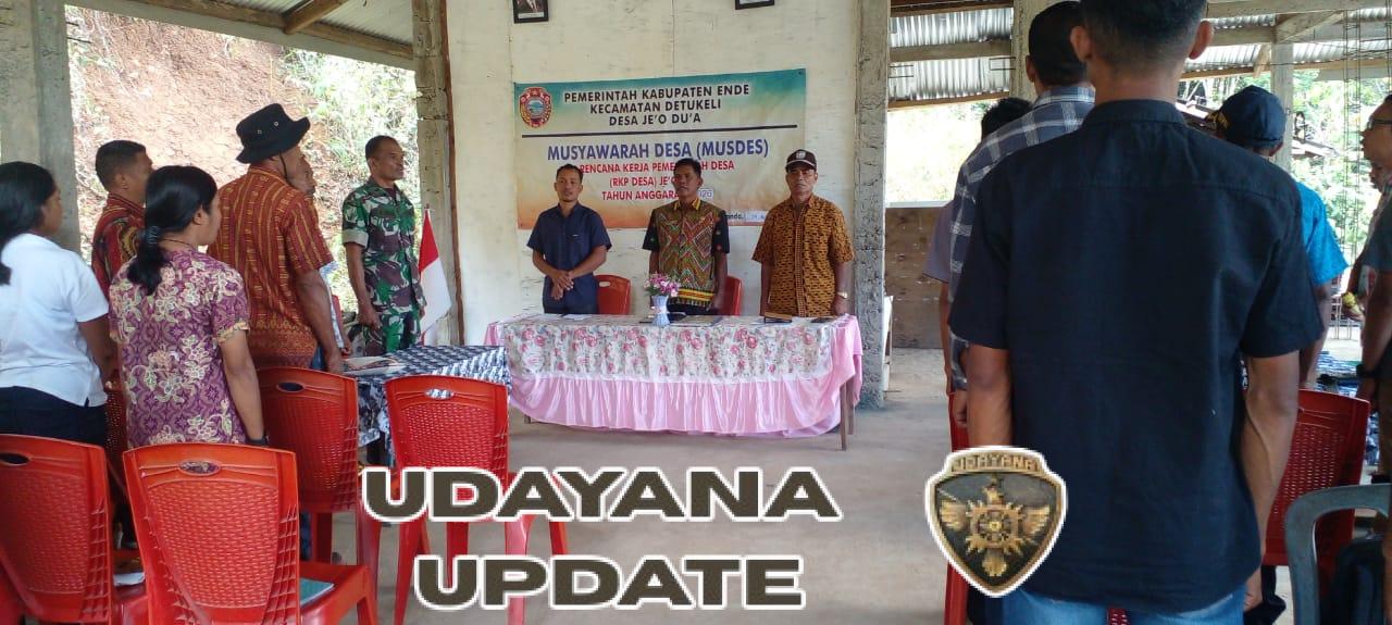 Masyarakat Desa Je’o Du’a Antusias Ikuti Musyawarah Rencana Kerja Pemerintah Desa