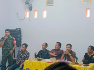 Babinsa Labuhan Bontong Dukung Penyegaran Pengurus Kelompok Tani Dewa Buil