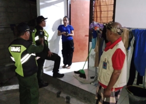 Babinsa dan Aparat Terkait Laksanakan Pendataan Penduduk Pendatang Non Permanen