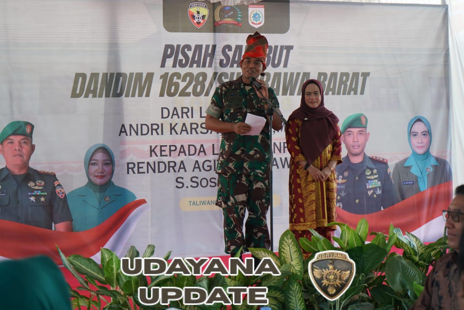 Acara Tradisi Lepas Sambut Komandan Kodim 1628/Sumbawa Barat