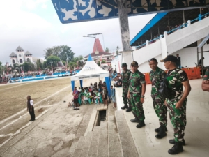 Kodim 1613/Sumba Barat Amankan Jalannya Turnamen Sepak Bola Dandim Cup