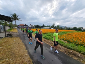 Dandim Klungkung Pimpin Binsik Lari Pagi