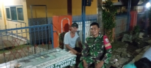 Babinsa Koramil 1628-01/Taliwang Laksanakan Patroli, Ingatkan Warga Jaga Kamtibmas