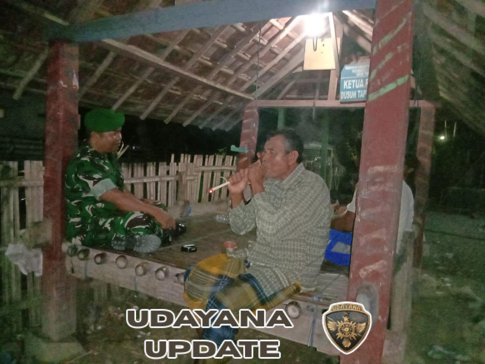 Babinsa Koramil 1628-03/Seteluk Laksanakan Patroli, Wujudkan Keamanan Wilayah