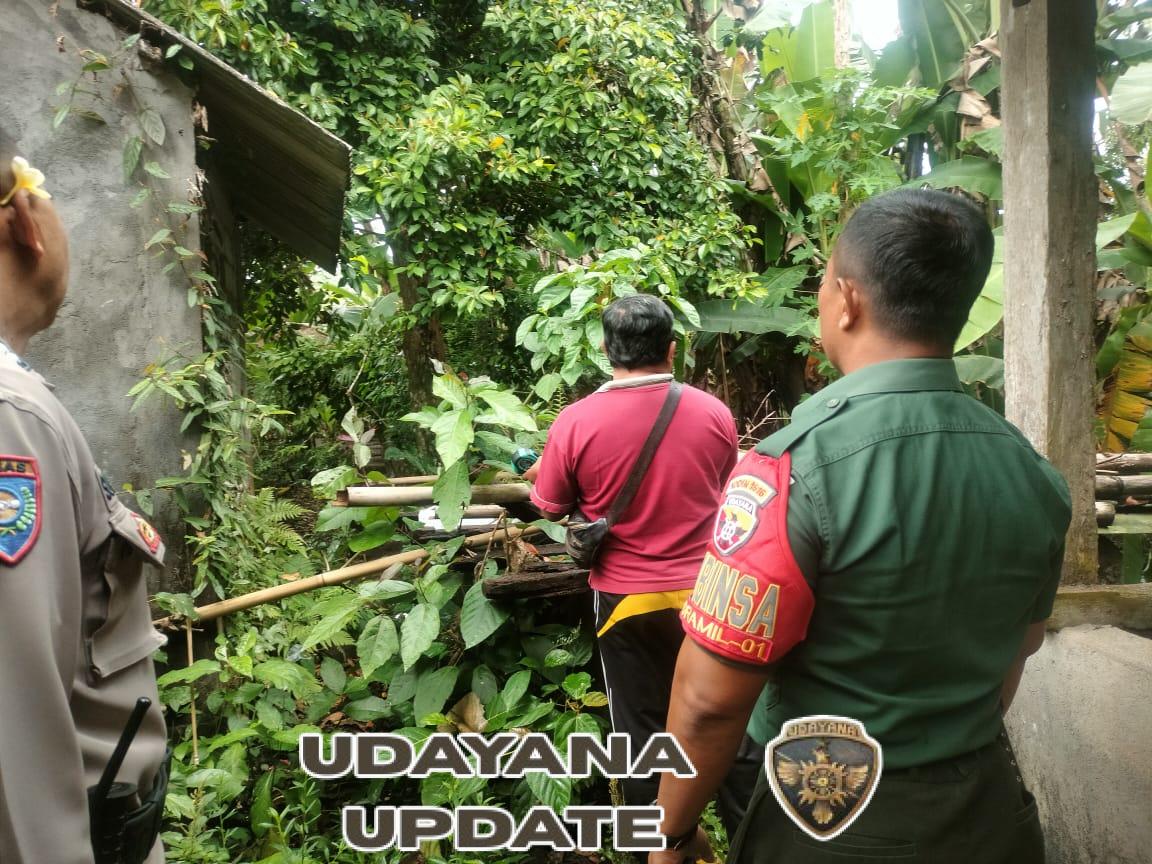 Babinsa Koramil 1616-01/Gianyar Turun Langsung Dampingi Pengukuran MCK di Desa Bakbakan