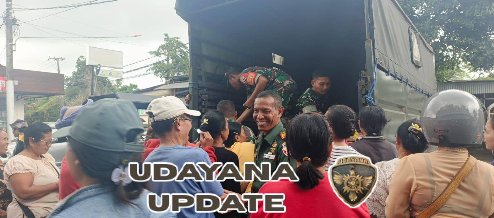 Koramil Ubud Bersinergi dengan Bulog, Sukses Salurkan Beras SPHP untuk 300 Warga
