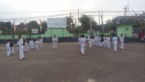 Latihan Rutin Dojang Kodim 1621 TTS Cetak Generasi Taekwondo Handal Dan Berprestasi