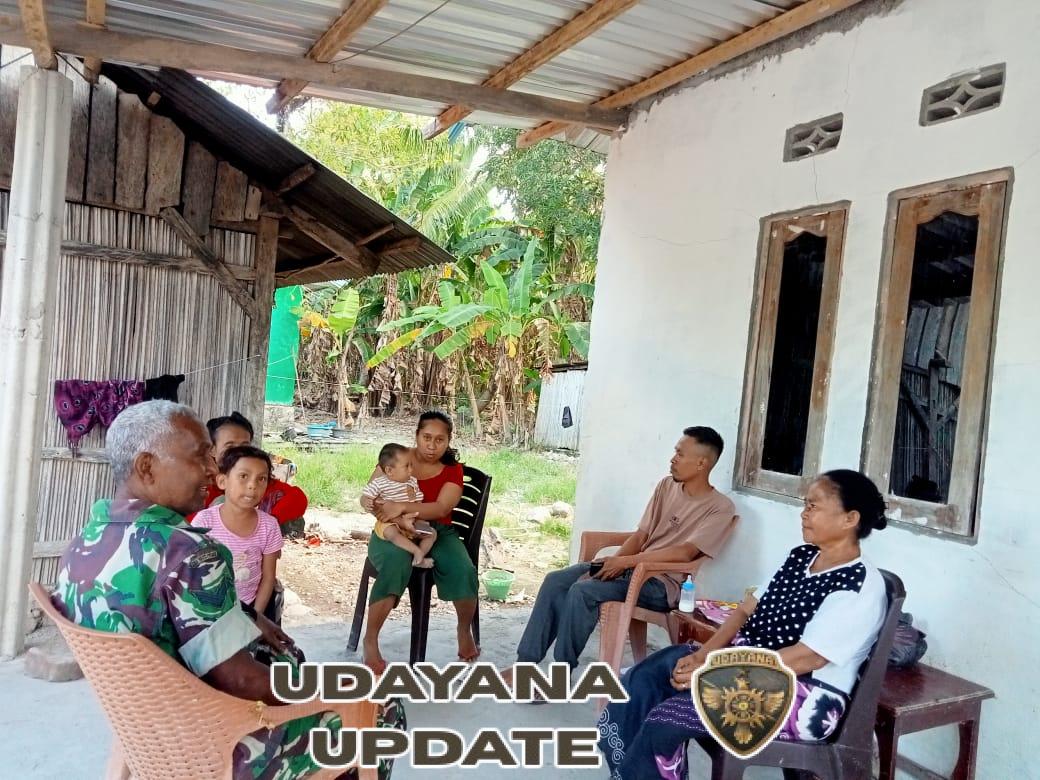 Melalui Komsos, Babinsa Ingatkan Warga Penting Menjaga Kesehatan Keluarga