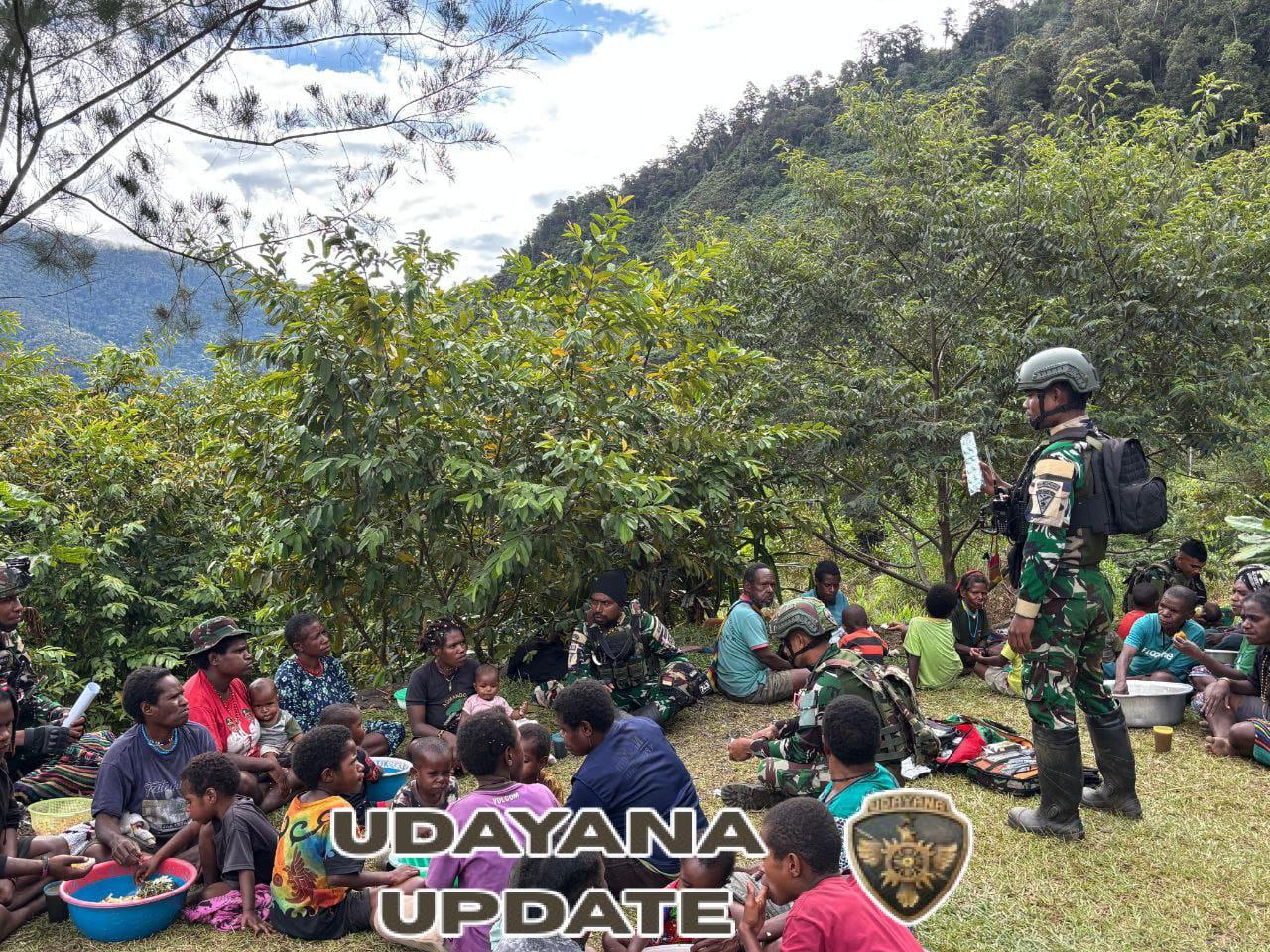 Satgas Yonif 743/PSY Hadir dengan Kasih, Masyarakat Talilime Sambut dengan Damai