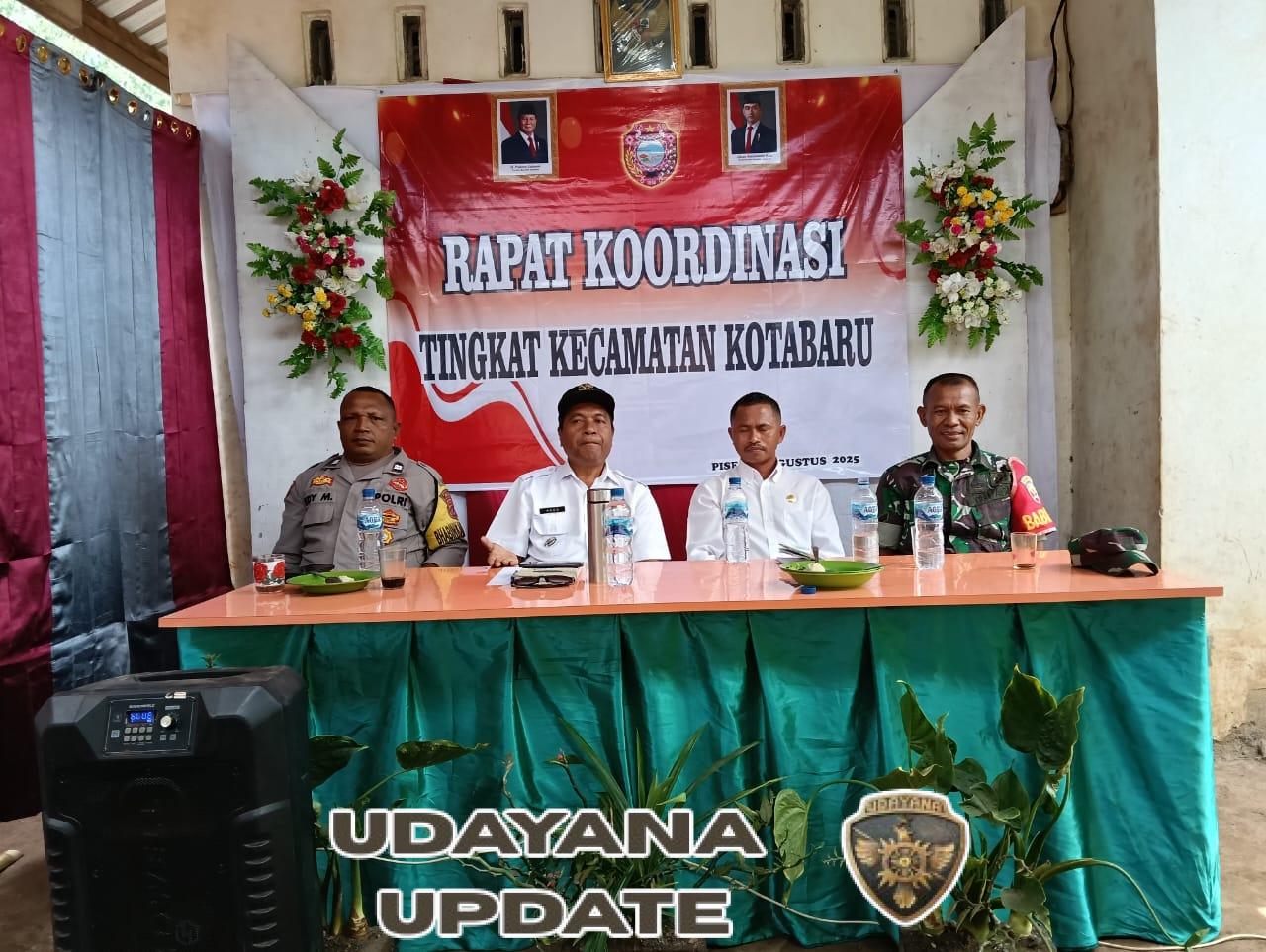 Sinergi TNI dan Pemerintah Daerah, Babinsa Koramil Maurole Ikut Koordinasi Pembangunan Desa