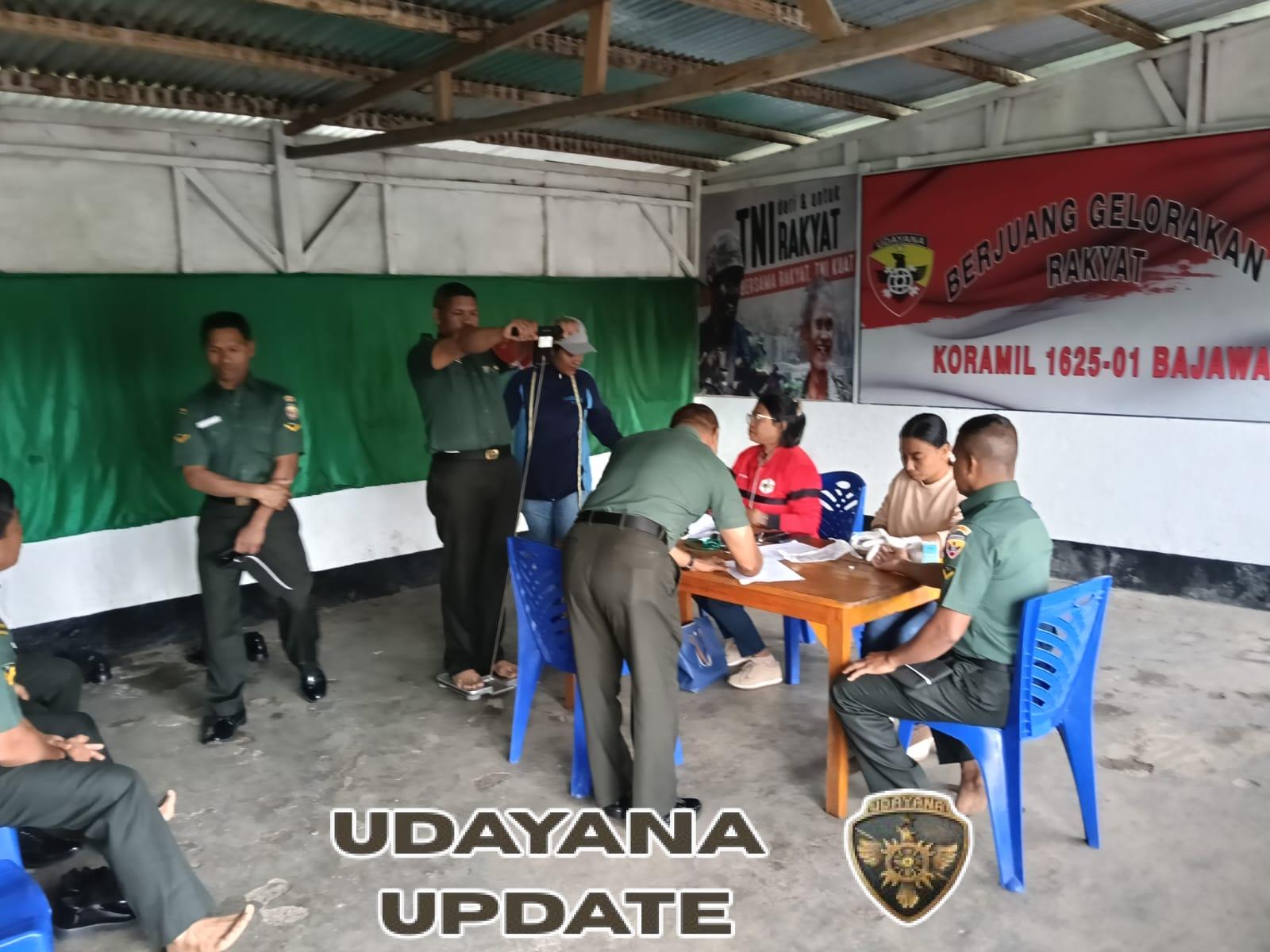 Puskesmas Surisina Tingkatkan Kesehatan Prajurit TNI Lewat Pemeriksaan di Bajawa