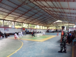 Dukung Kemanan dan Kemanunggalan, Kodim Ende Intensifkan Komsos di Turnamen Pencak Silat Provinsi