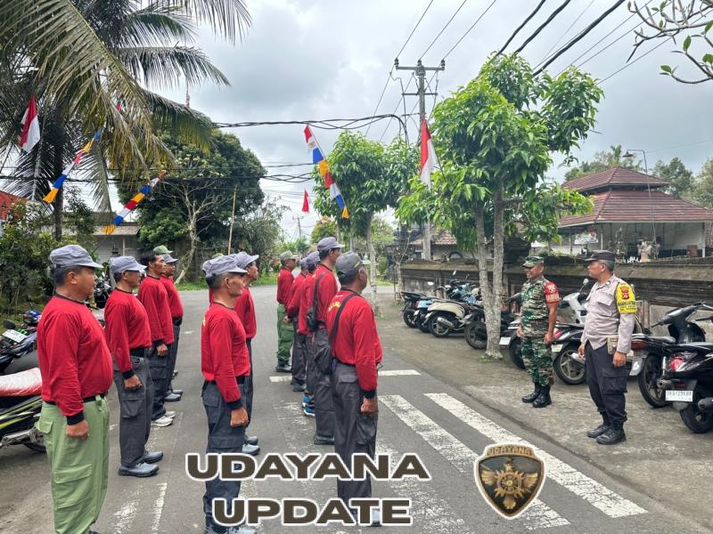 Babinsa Kelusa Dukung Peningkatan Kapasitas Linmas Desa