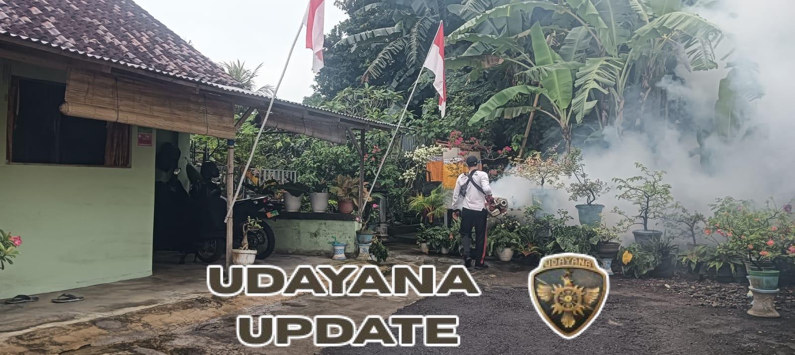 Sasar perkantoran Dan Perumahan, Dandim Klungkung Lakukan Fogging Antisipasi DBD
