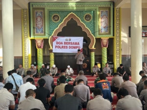 Kapolres dan Kodim Dompu Satukan Langkah dalam Doa Bersama