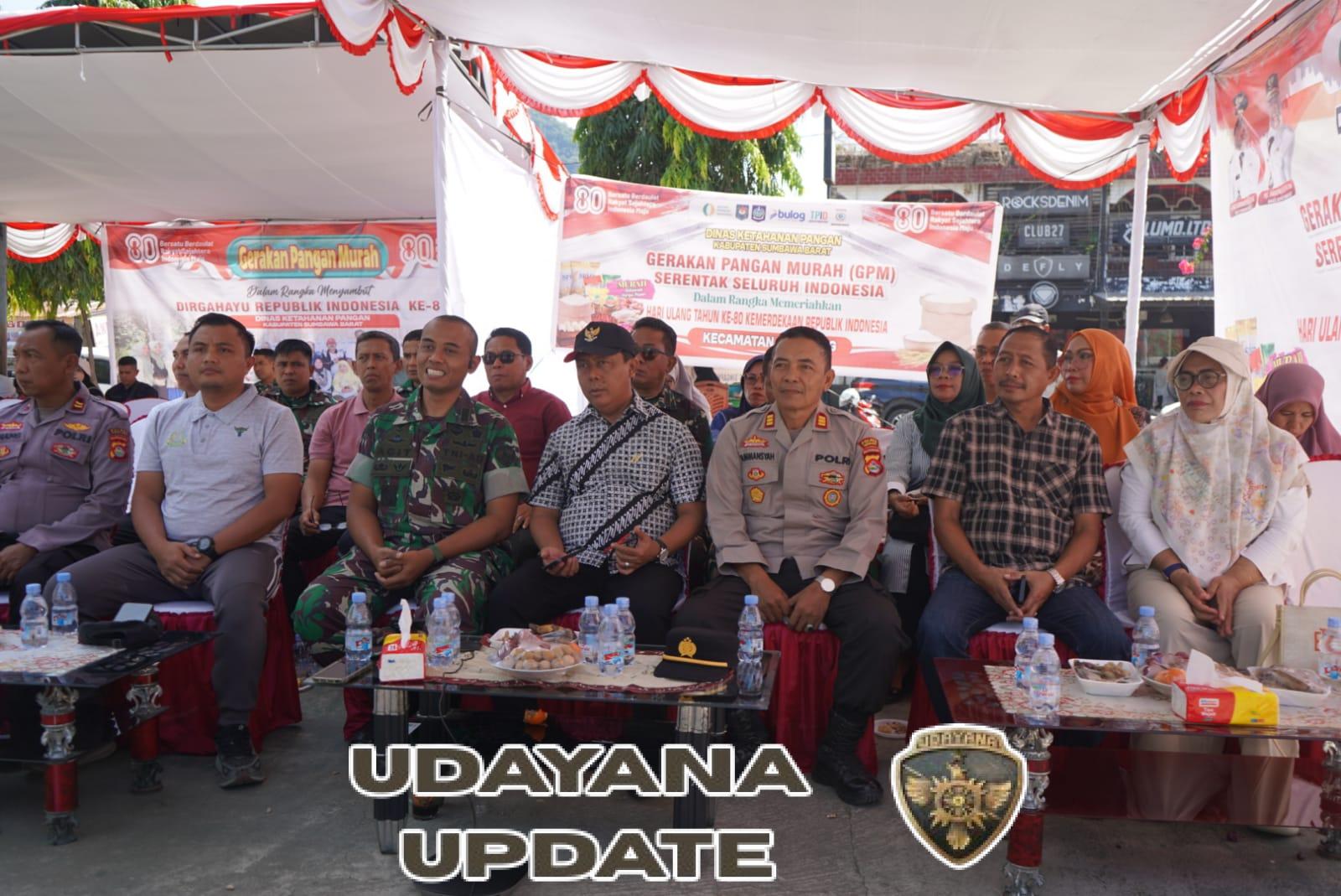 GPM Serentak Warnai HUT ke-80 RI, Dandim 1628 Hadir Bersama Masyarakat