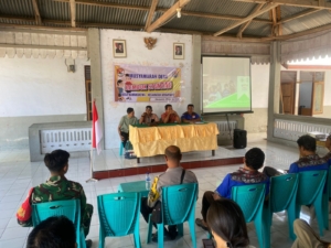 Babinsa Desa Namangkewa Komitmen Cegah Stunting dalam Musyawarah Rembuk Desa