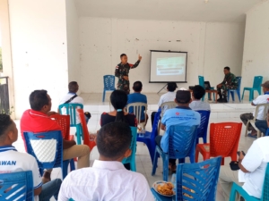 Berikan Edukasi Pengetahuan Batas Negara, Satgas Pos Damar Yakinkan Masyarakat Desa Binaan Pahami Kehidupan di Perbatasan