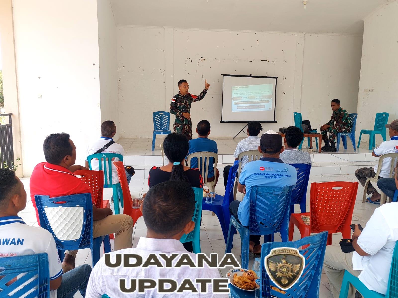 Berikan Edukasi Pengetahuan Batas Negara, Satgas Pos Damar Yakinkan Masyarakat Desa Binaan Pahami Kehidupan di Perbatasan