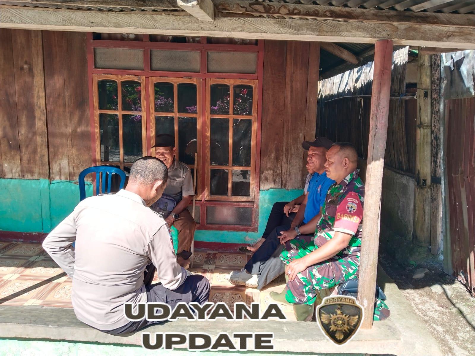 Babinsa Kodim 1602/Ende Aktif Gelar Komsos dan Pamwil di Desa Wolofeo