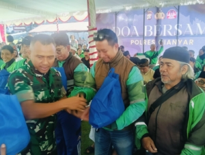 Dandim 1616/Gianyar Bersama Forkopimda Hadiri Doa Bersama Lintas Agama di Polres Gianyar