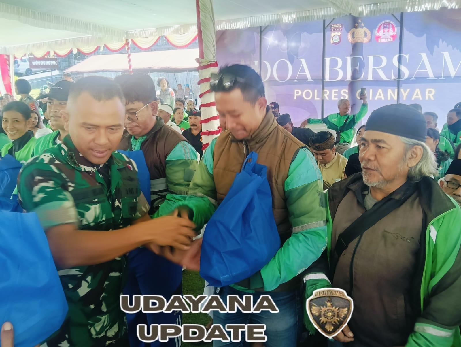 Dandim 1616/Gianyar Bersama Forkopimda Hadiri Doa Bersama Lintas Agama di Polres Gianyar