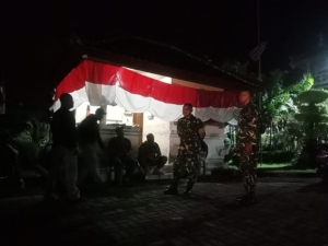 Wujudkan Wilayah Aman Dan Kondusif, Dandim Klungkung Kerahkan Anggota Lakukan Monitoring Wilayah Melalui Patroli