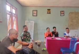 Bangun Komunikasi dan Soliditas, Babinsa Koramil 1612-03 Hadiri Kegiatan di Desa