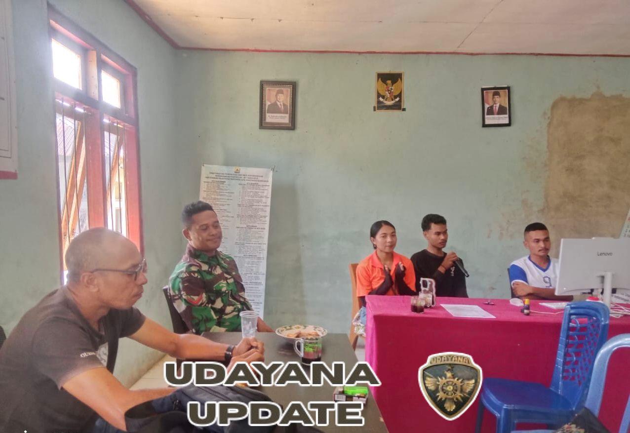 Bangun Komunikasi dan Soliditas, Babinsa Koramil 1612-03 Hadiri Kegiatan di Desa