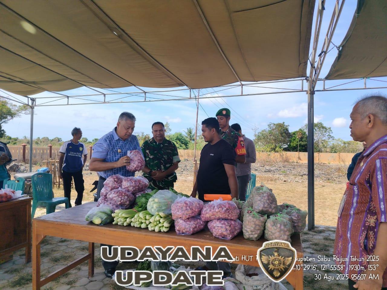 TNI Bersama Bulog Sukses Gelar Pasar Murah Empat Ton