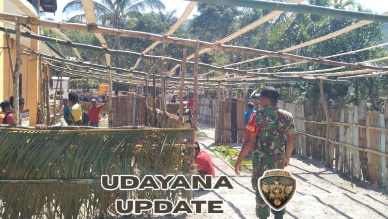 TNI Bersama Masyarakat Amfoang Tengah Bangun Semangat Kebersamaan