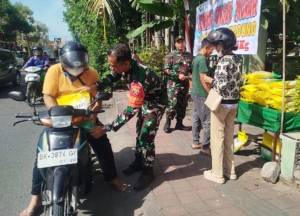 Beras Murah untuk Masyarakat Kodim 1611/Badung Gelar Gerakan Pangan Murah