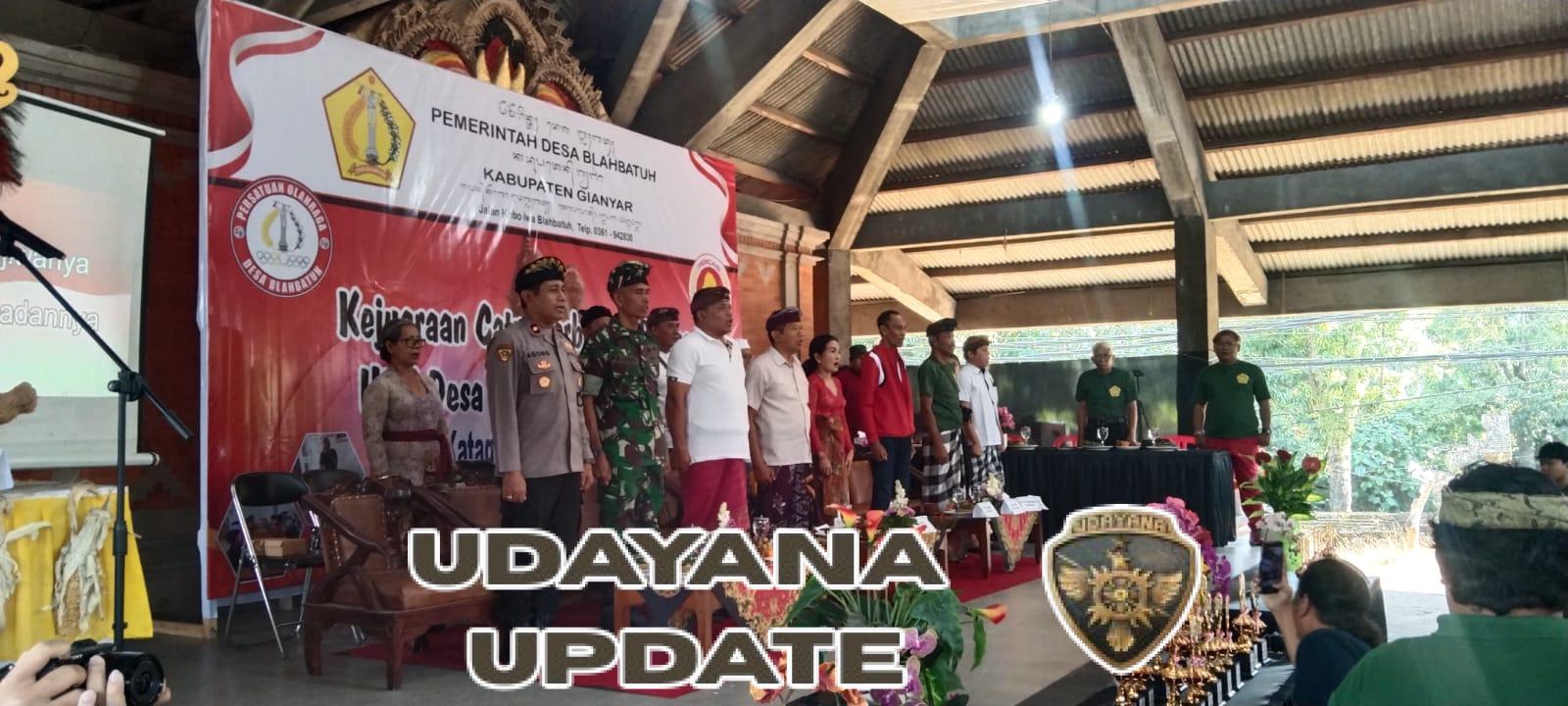 Danramil Blahbatuh Hadiri Kejuaraan Catur Terbuka dalam Rangka HUT Desa ke-1049