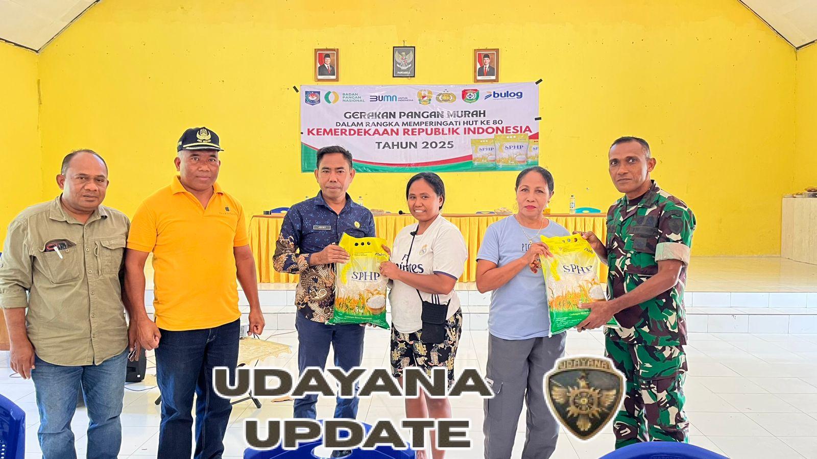 Kodim 1613/Sumba Barat Gandeng Bulog dan Dinas Pertanian Gelar Gerakan Pangan Murah di Tanarighu